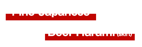 Fine Japanese Beef Harami